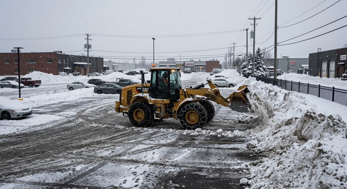 Déneigement commercial à Laval — G. Vanier Excavation