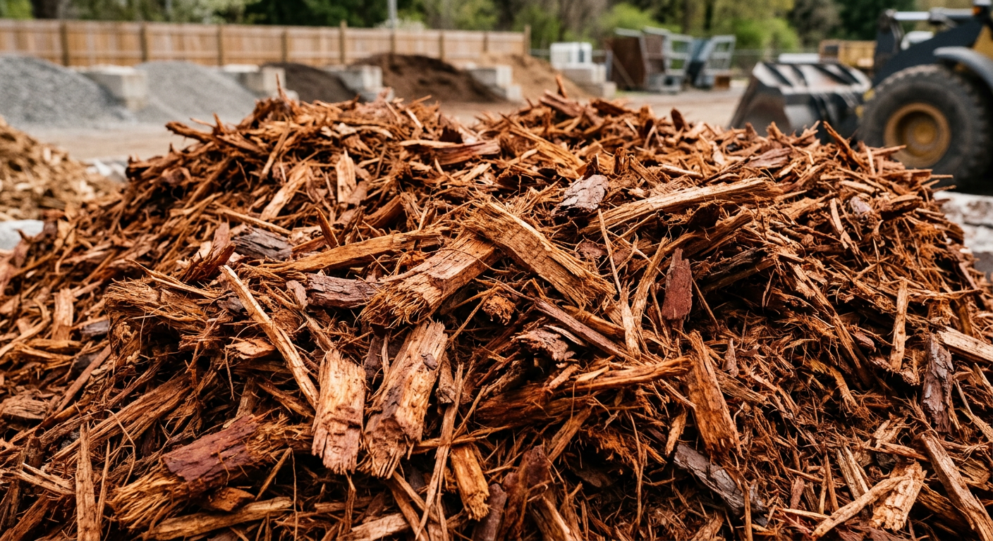 Paillis de cèdre naturel pour jardins et plates-bandes